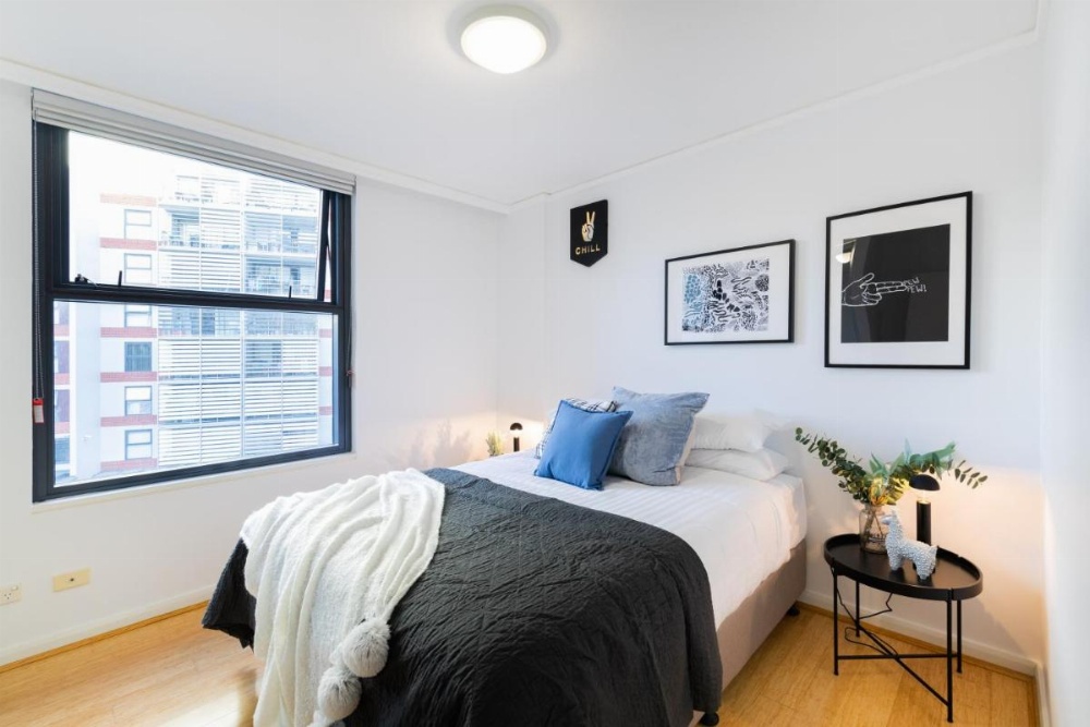 Sleek modern apartment close to everything